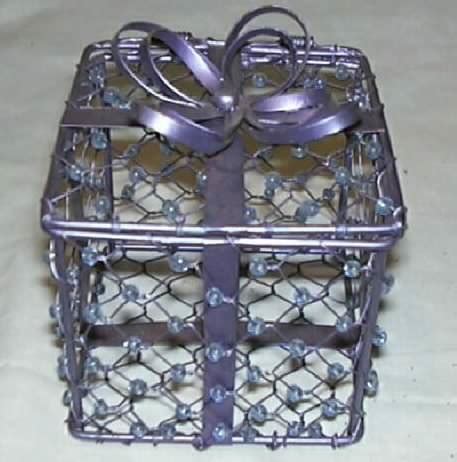 metal wire gift boxes khols|Gift Box Metal Pendants .